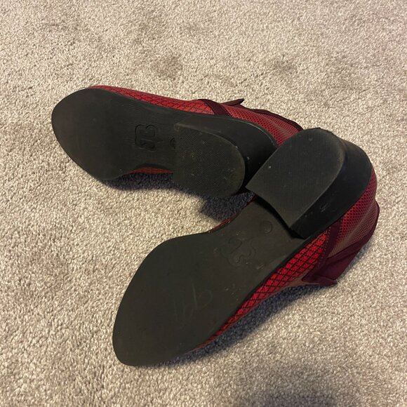 Betabrand Red Western Boots Booties Water Resistent Womens size 7.5 - Picture 6 of 9